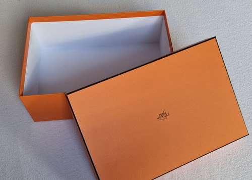 Hermes karton box schachtel - -,