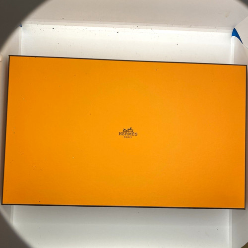 Hermès geschenkbox orange - hermès,