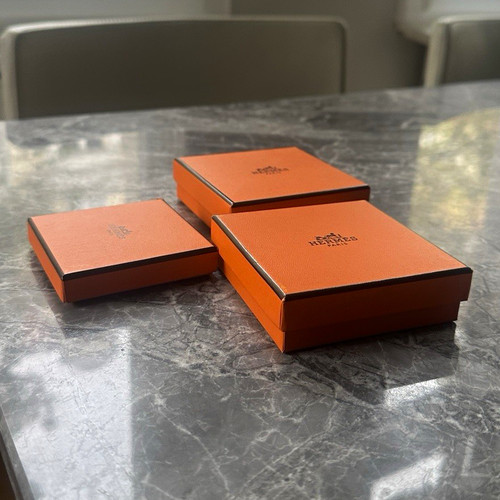 Hermès geschenkbox orange - hermès,